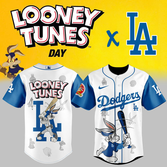 ____,,,LA Dodgers _ Looney Tunes Night Jersey