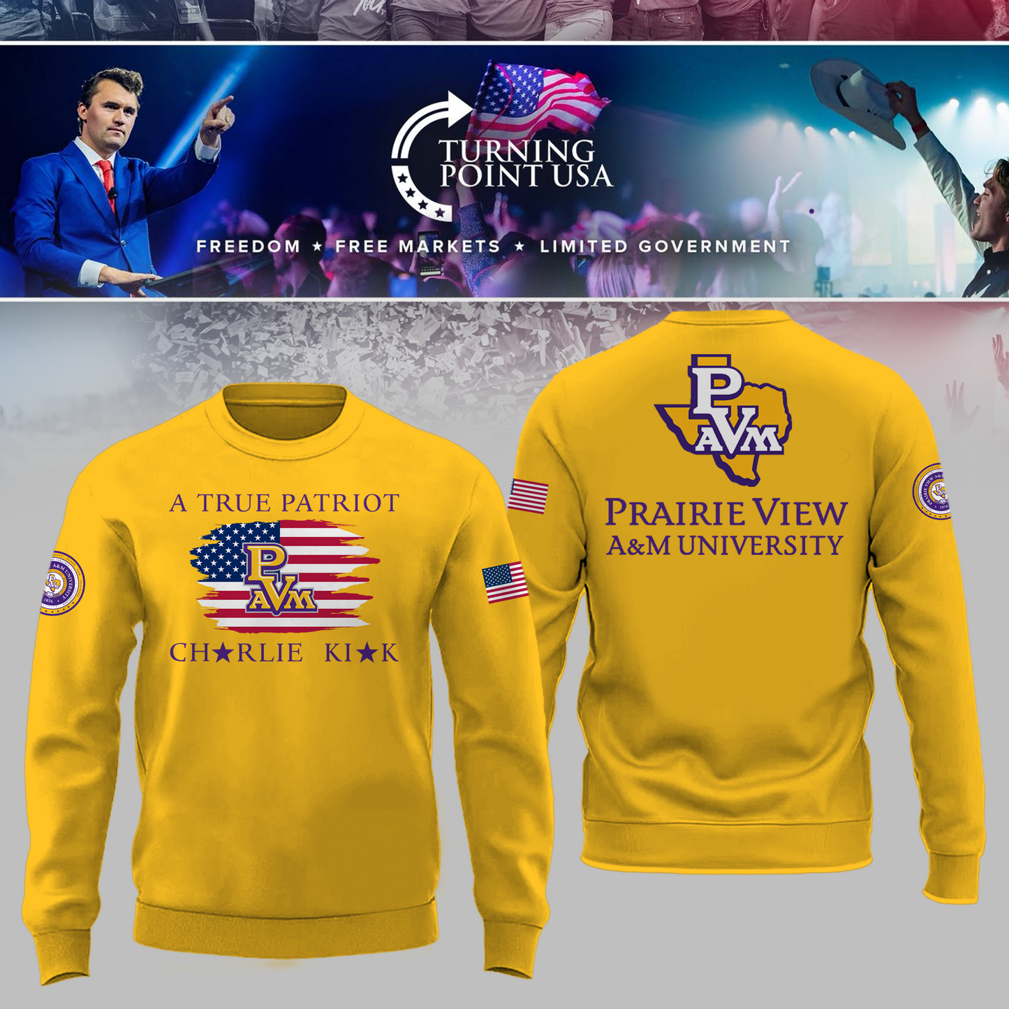 Prairie View University x Turning Point USA Sweatshirt