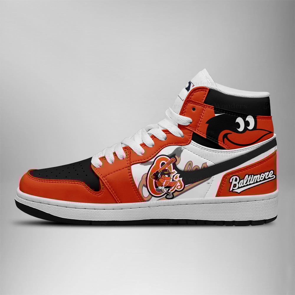 Baltimore Orioles High Top Air JD1 Sneaker