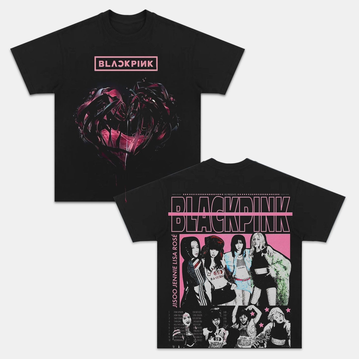 BIACK PINK 2T 2.0 Tee For Deadline Tour