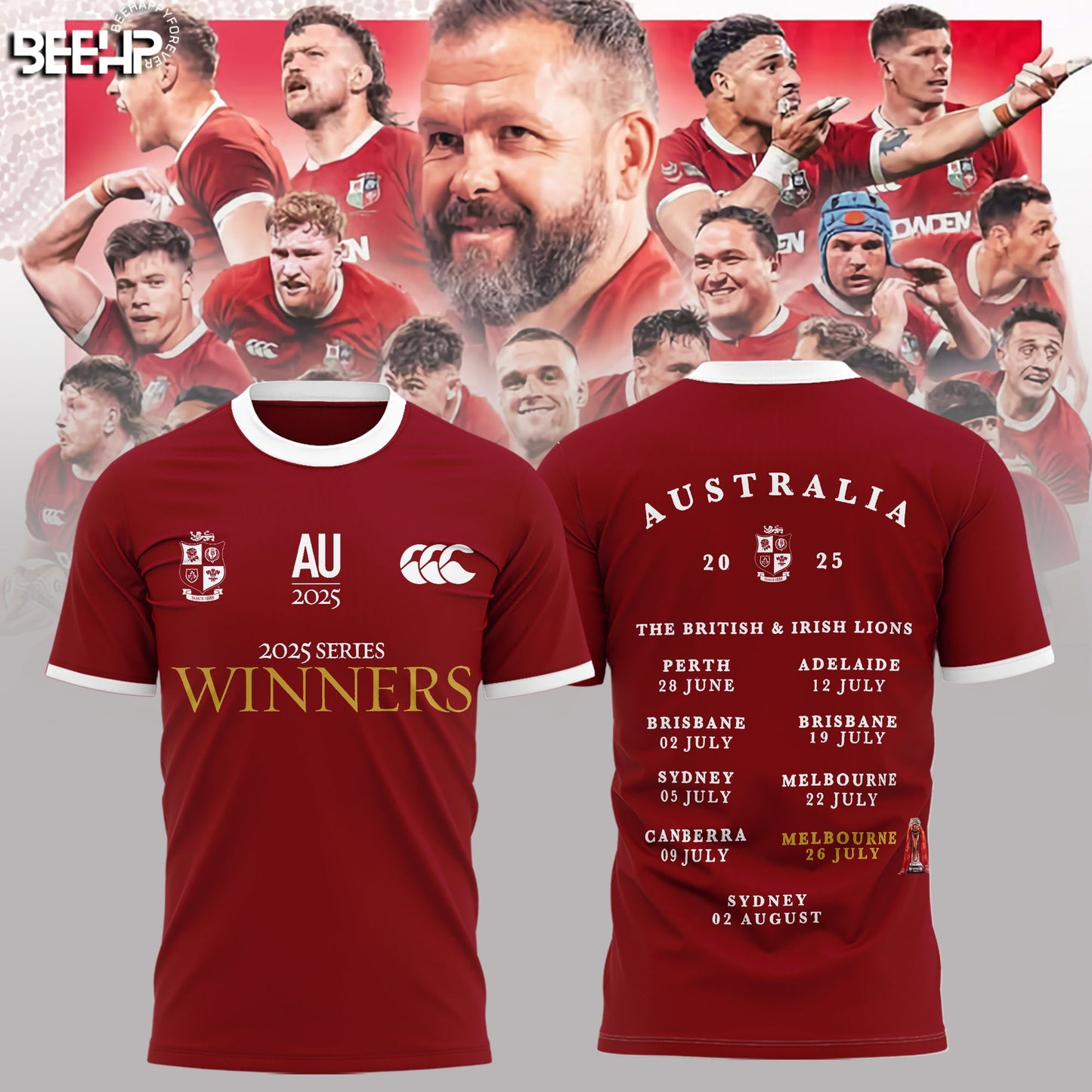 British & Irish Lions – Lions Series Trophy Champion T-Shirt