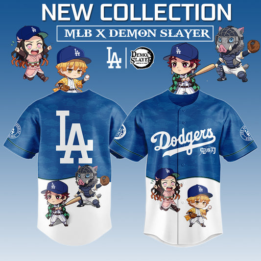 .Los Angeles Dodgers x Demon Slayer Special Edition Jersey 2025