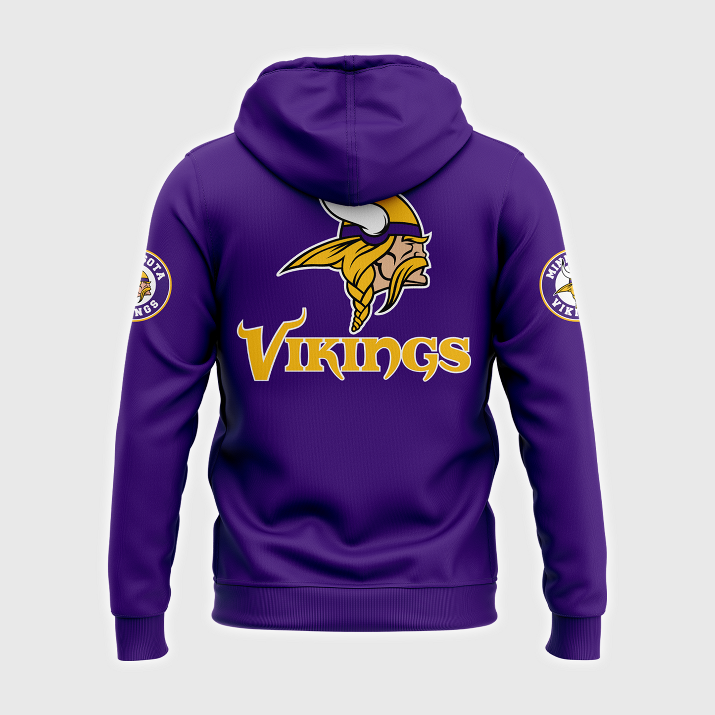 Premium Minnesota Vikings Merch - Minnesota Vikings - Purple Game Hoodie. - Gear Up For Game Day