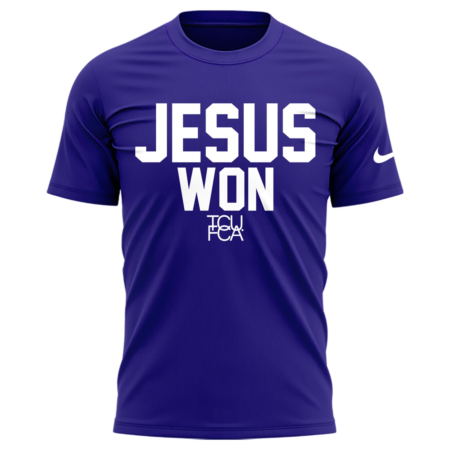 TCU Horned Frogs football x Jesus Won Limited Edition Tshirt 2025
