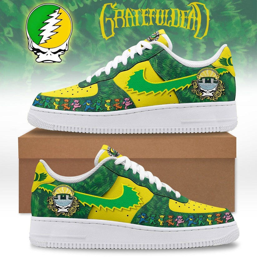 Oregon Ducks x Grateful Dead Special Edition AF1 Sneakers