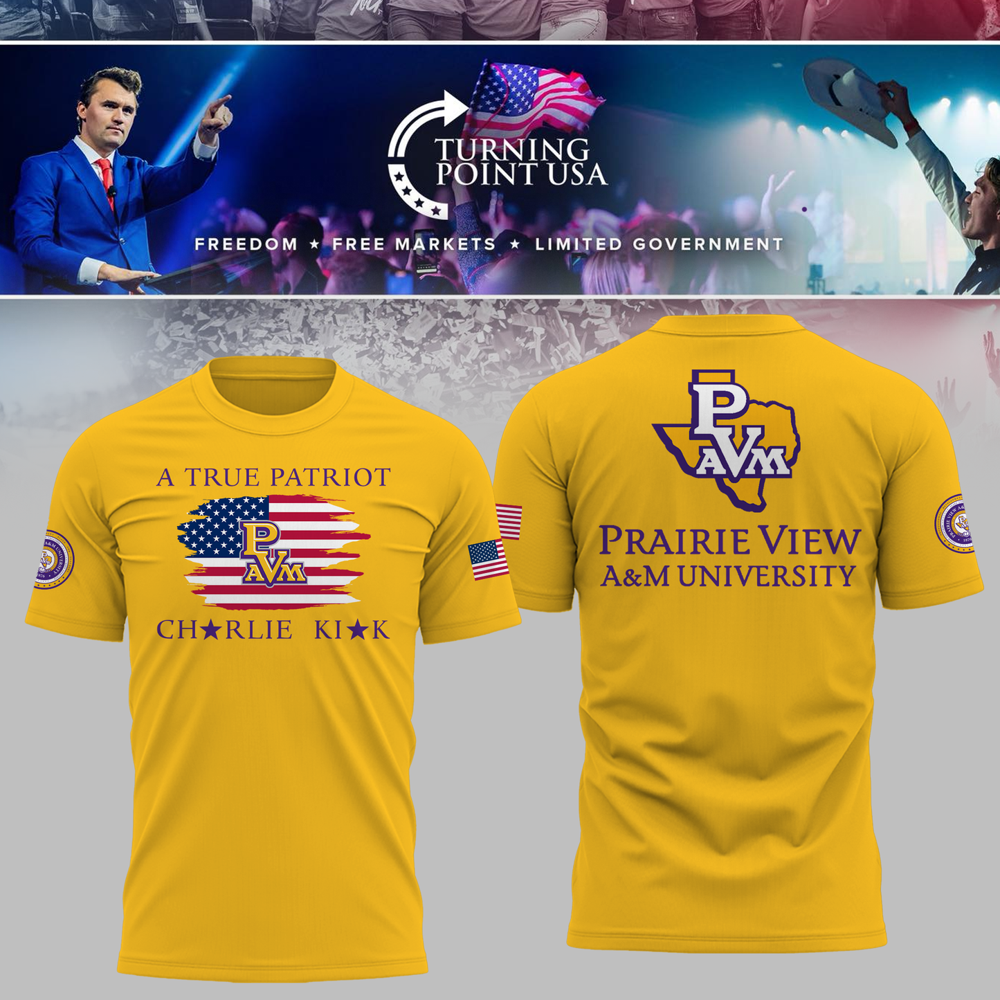 Prairie View University x Turning Point USA TShirt