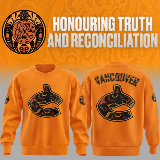 Vancouver Canucks Truth and Reconciliation Sweatshirt-AB031325530