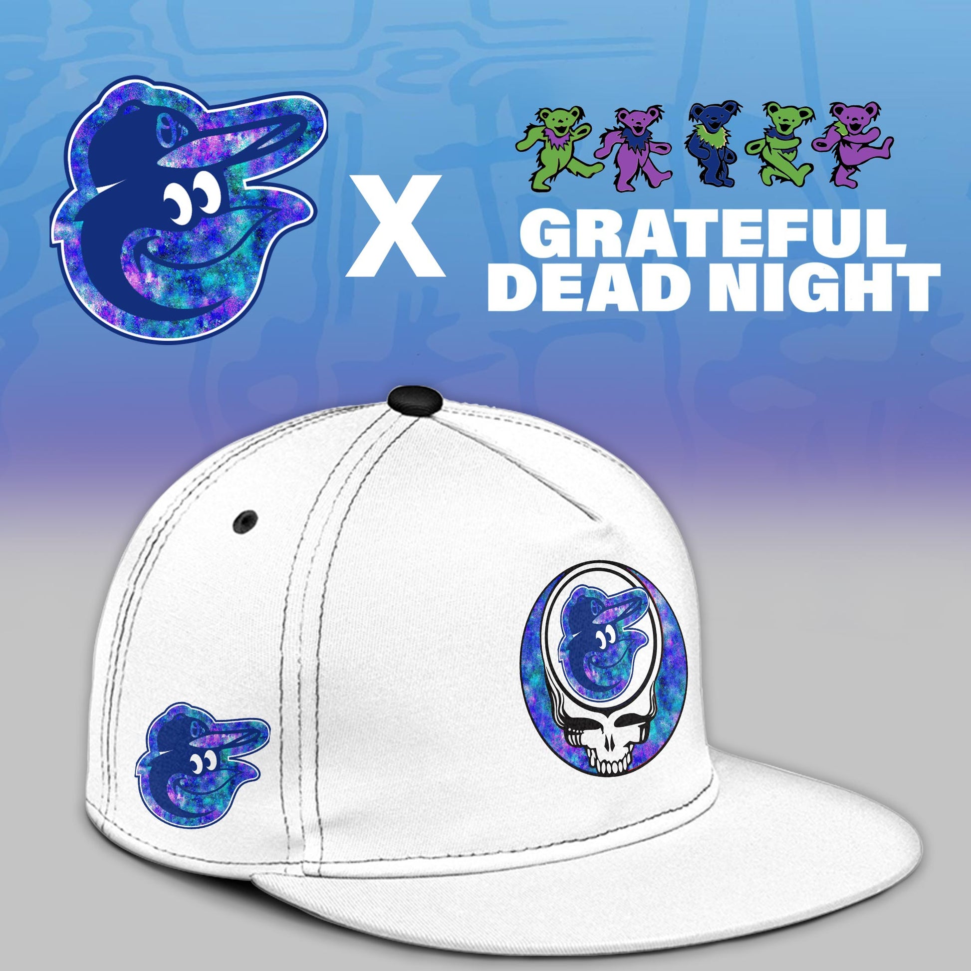 Baltimore Orioles 2025 Grateful Dead Night Limited Jersey