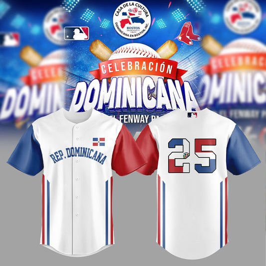 . Limited Edition B.R Sox Dominican Republic Celebration Jersey