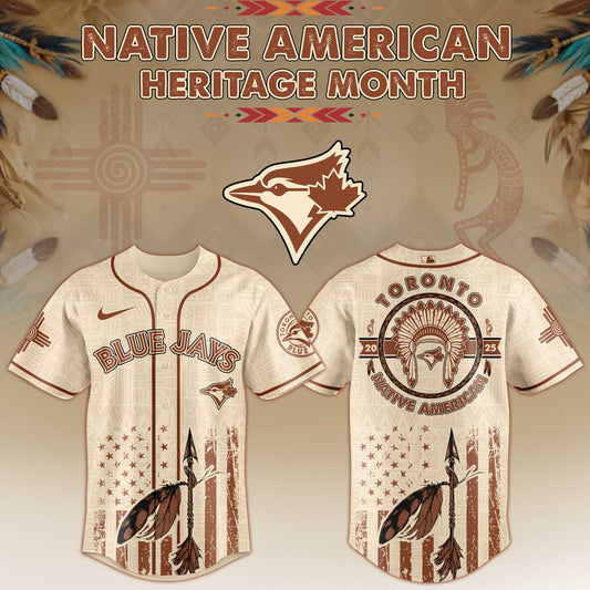 Toronto Blue Jays x Native American Heritage Month Limited Edition Jersey 2025