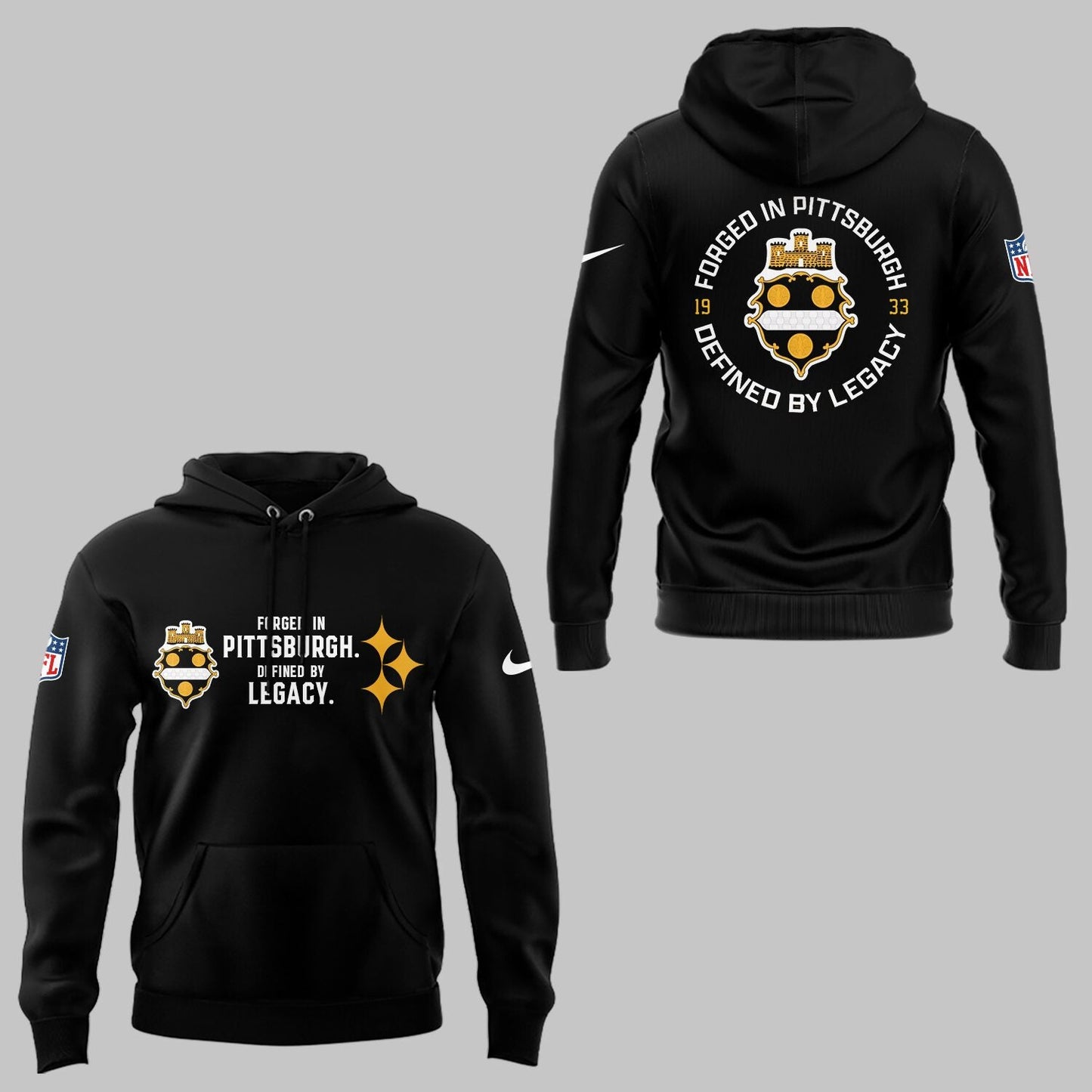 Steeler Nation Shirt - Pittsburgh Steelers The 1933 Legacy Collection Hoodie