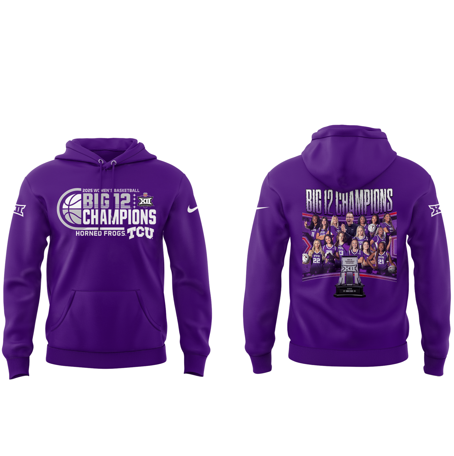 TCU Horned Frogs Women’s Basketball Limited Tournament Champions 2025 Hoodie-PA03102510