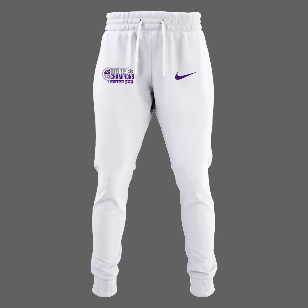 TCU Horned Frogs Women’s Basketball Limited Tournament Champions 2025 White T-shirt-PA03102513