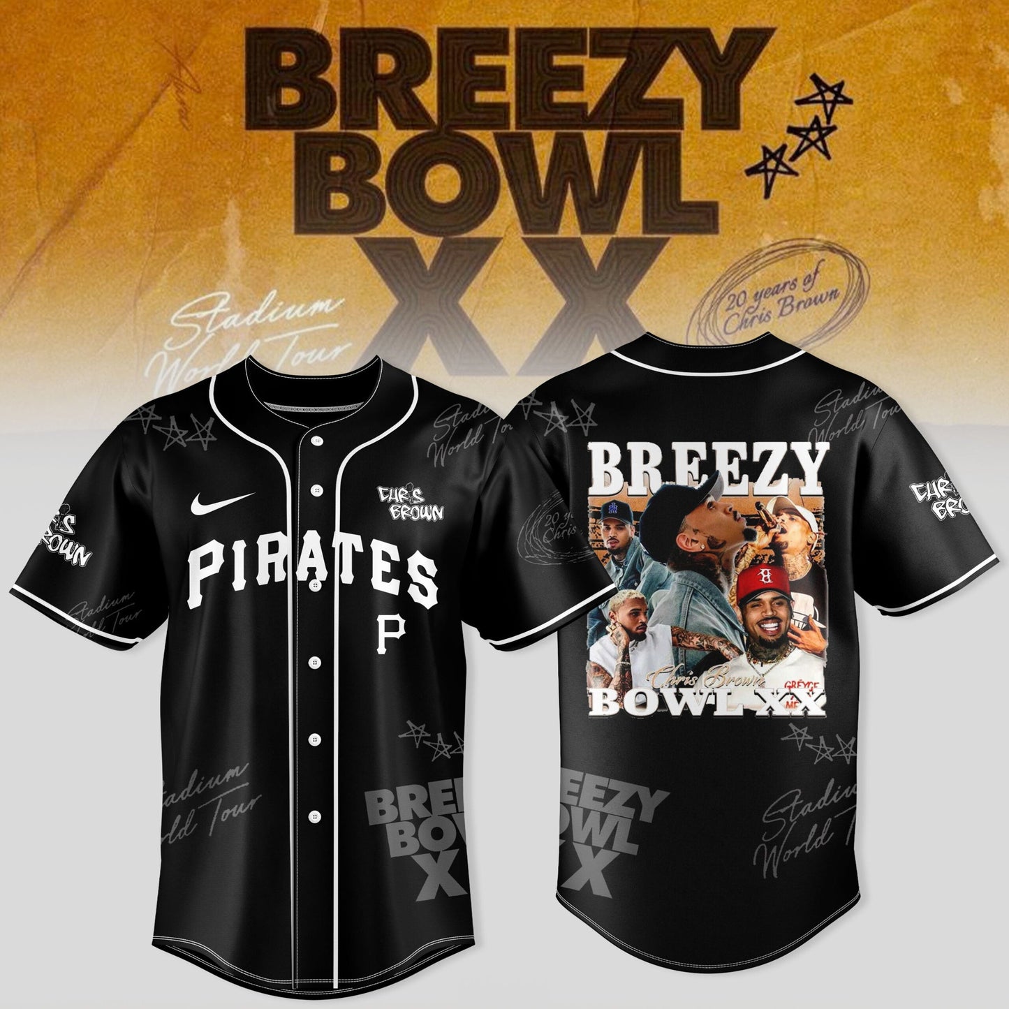 Pittsburgh Pirates x Breezy Bowl XX World Tour Jersey