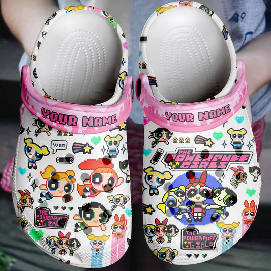 The Powerpuff Girls Crocs Crocband Clogs Shoes Comfortable For Men Women