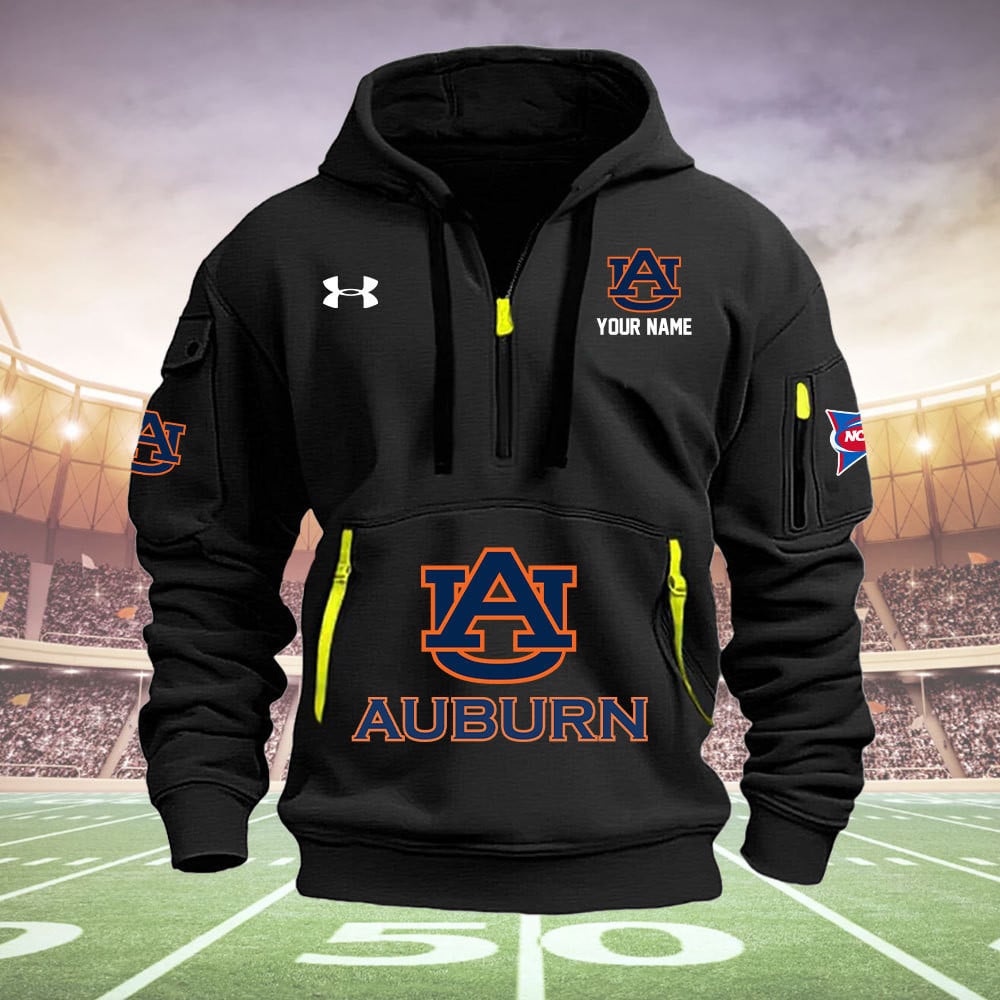 Auburn Tigers Quarter Zip Hoodie