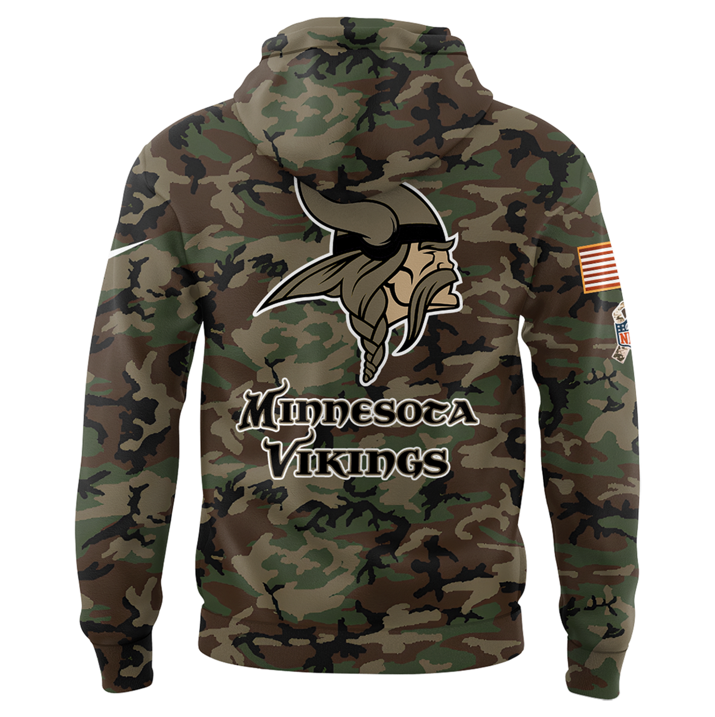 Premium Minnesota Vikings Merch - Limited Edition Salute to Service Hoodie - Gear Up For Game Day