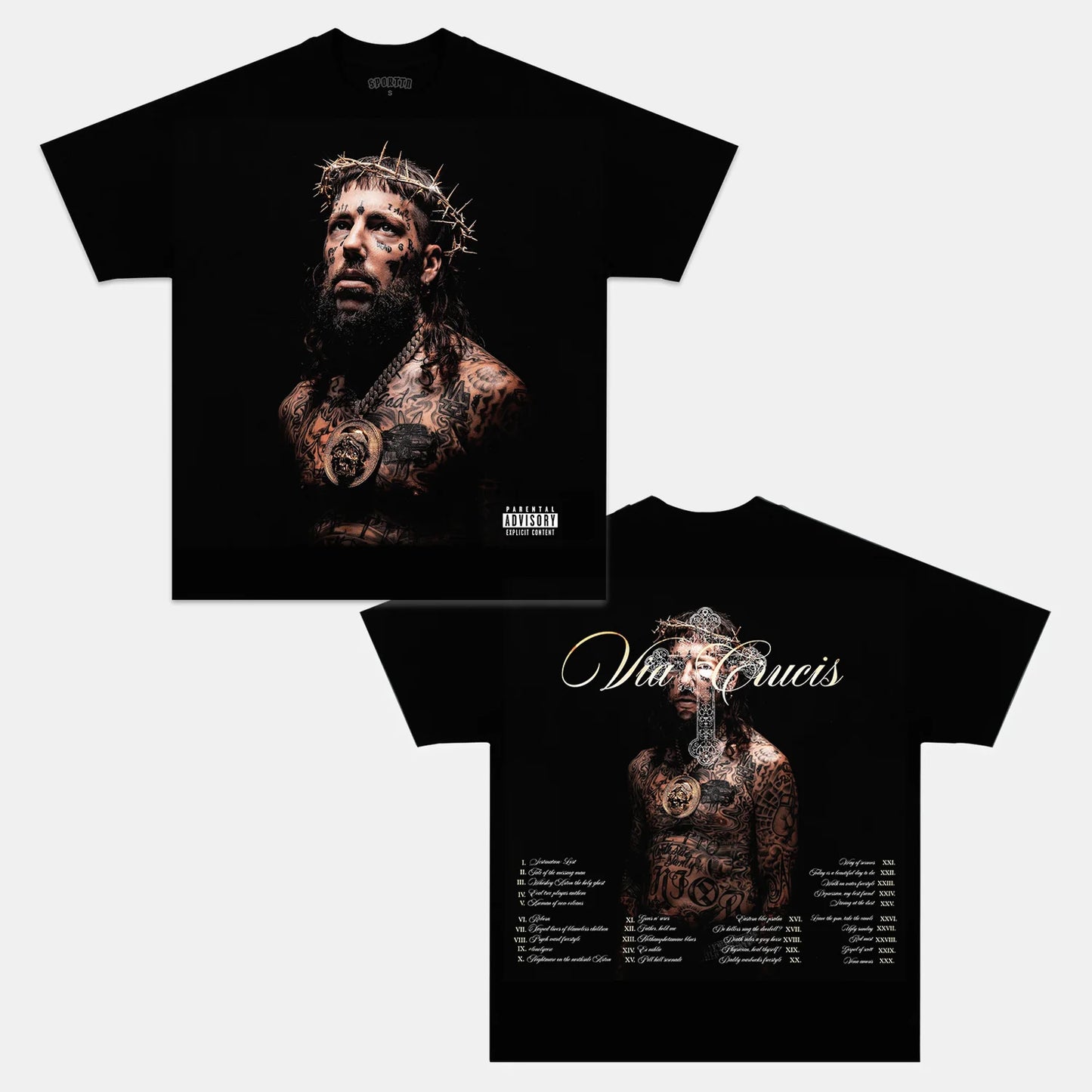 VIA CROSS & SCRIM V2 TEE