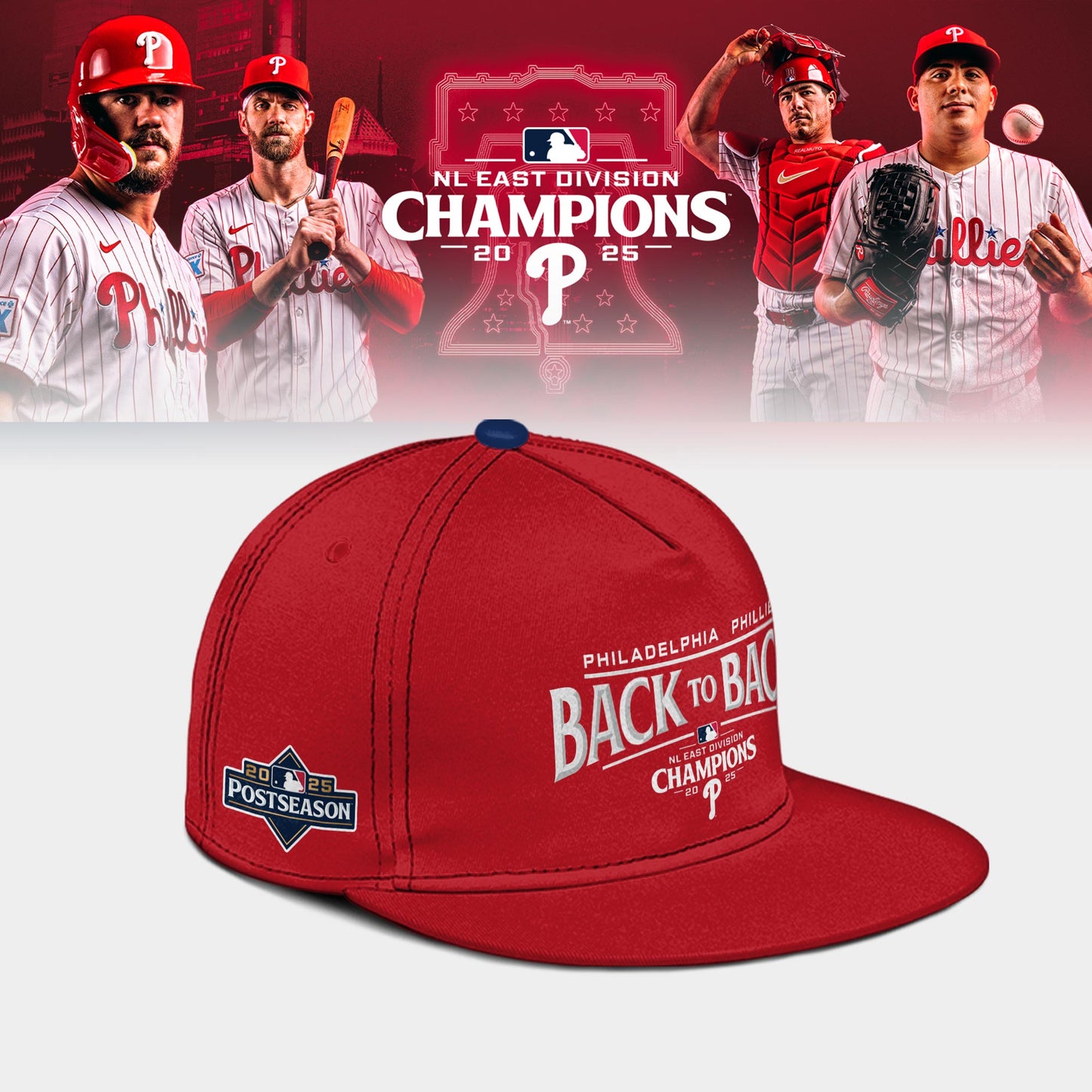 …Philadelphia Phillies NL EAST CHAMPIONS Limited New Hoodie