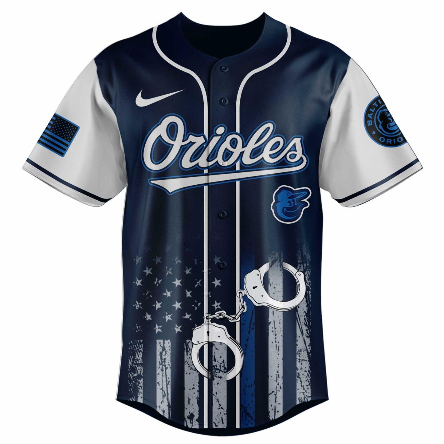 .   Baltimore Orioles MLB x Law Enforcement Appreciation Day Jersey Limited