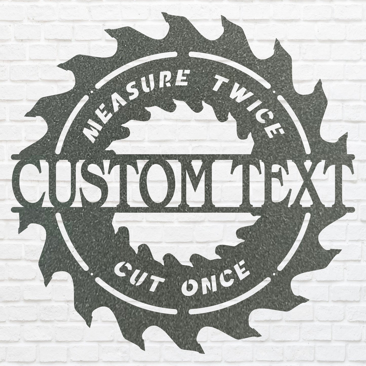 Woodshop Sign Metal Wall Art, Custom Name Sign Metal Wall Decor, Woodshop Decor Outdoor Metal Sign, Laser Cut Metal Sign