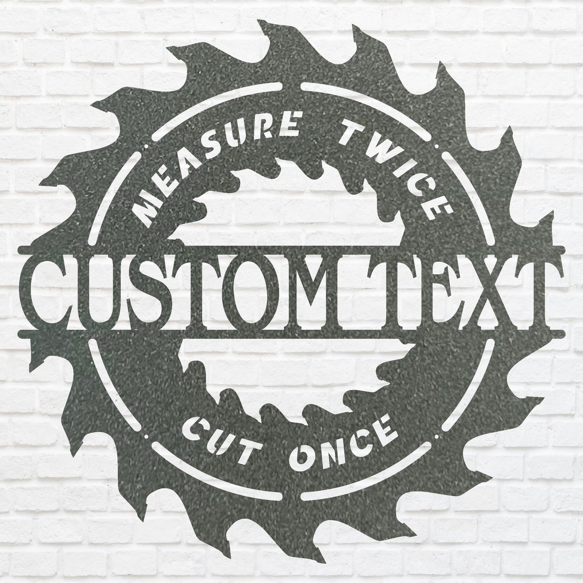 Woodshop Sign Metal Wall Art, Custom Name Sign Metal Wall Decor, Woodshop Decor Outdoor Metal Sign, Laser Cut Metal Sign