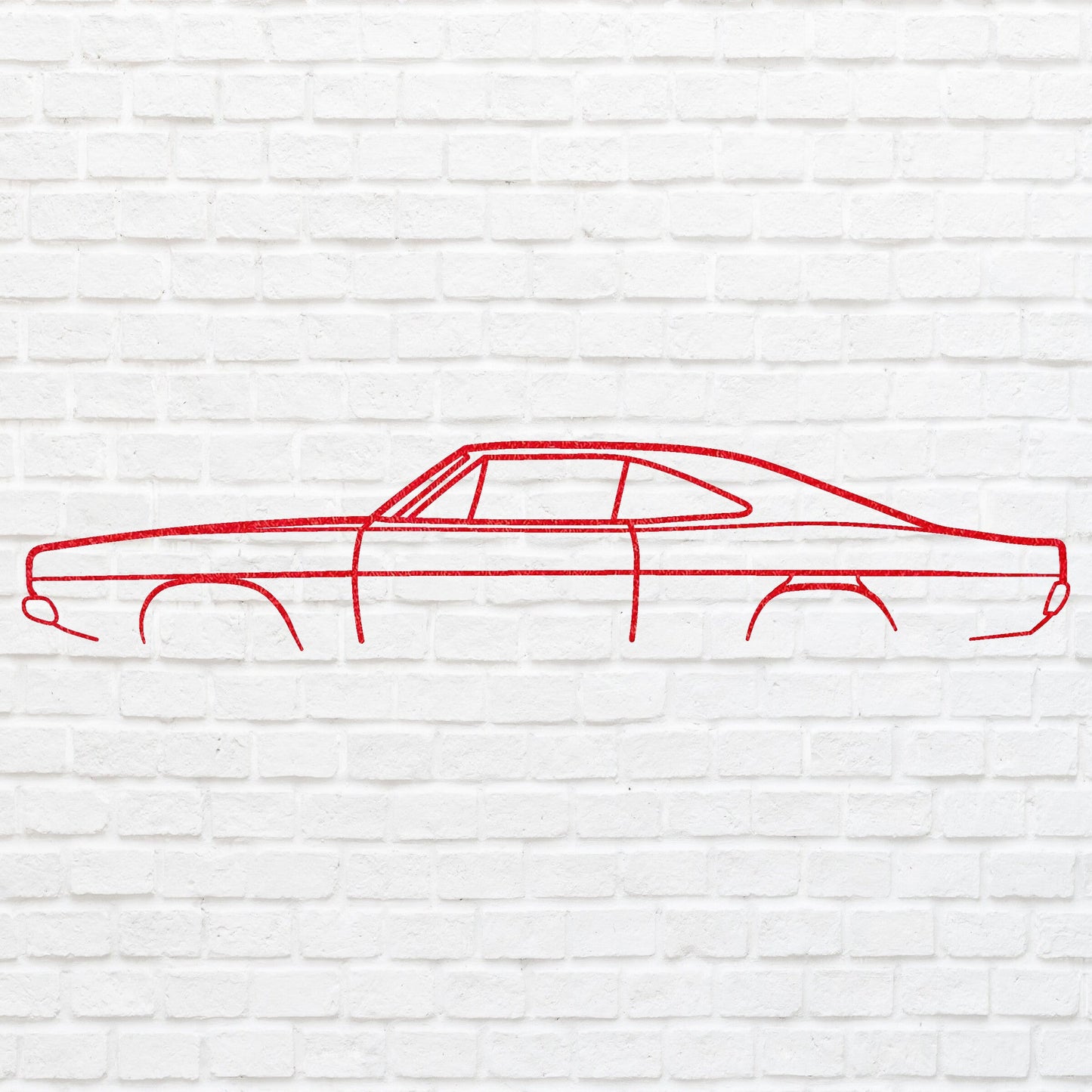 Metal Car Wall Art, Metal Car Sign Garage Decor, Laser Cut Wall Art For House Warming Gift