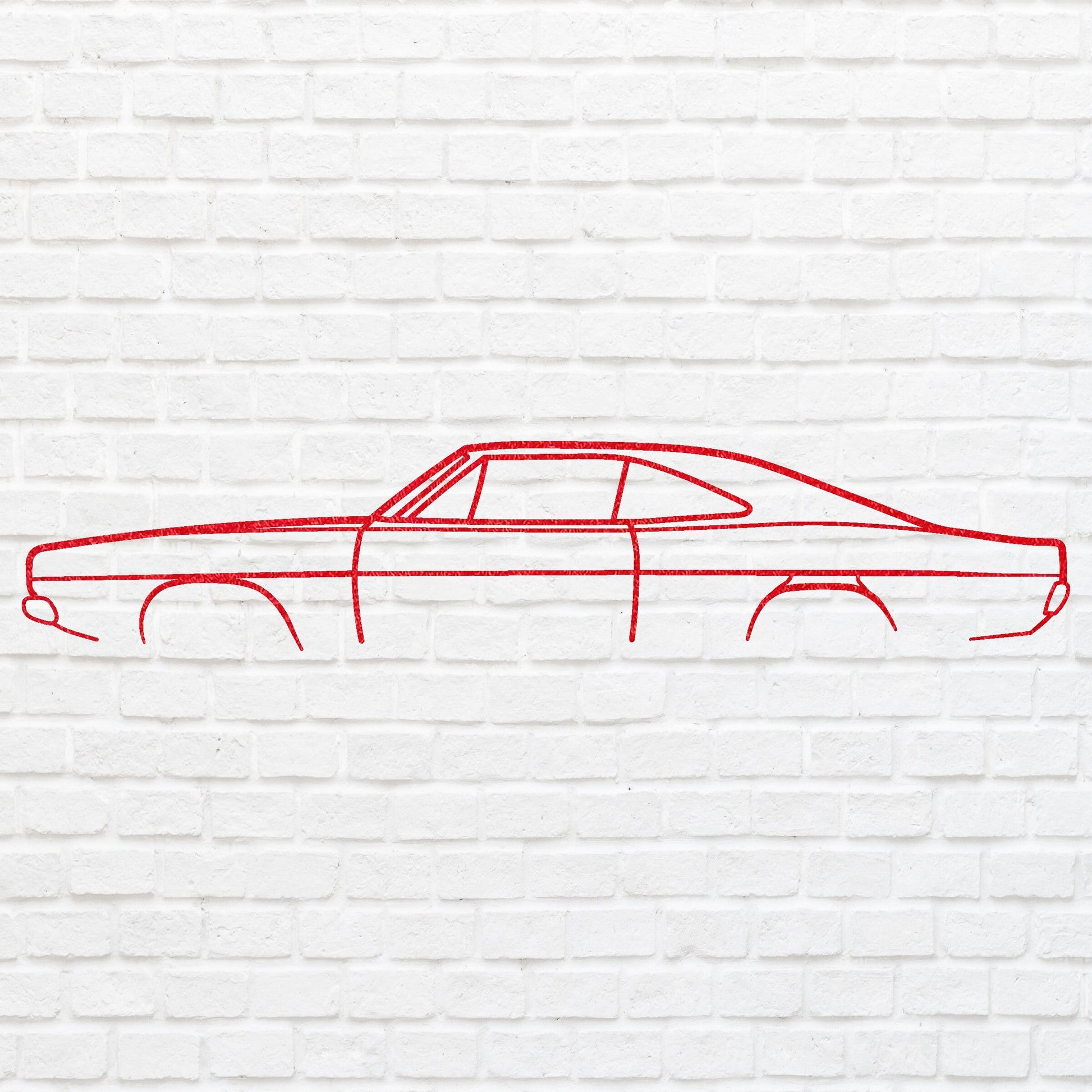 Metal Car Wall Art, Metal Car Sign Garage Decor, Laser Cut Wall Art For House Warming Gift