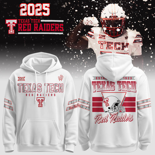 Texas Tech Red Raiders Special Mahomes White Strategy Hoodie
