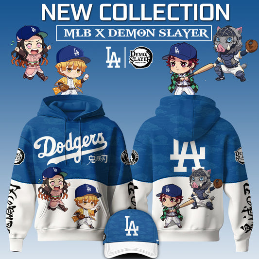 .Los Angeles Dodgers x Demon Slayer Special Edition Hoodie 2025
