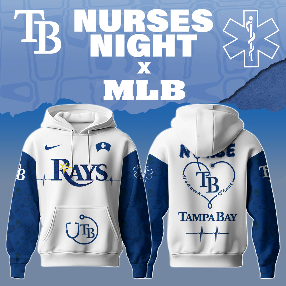 Tampa Bay Rays Nurses Game Night Special Edition Hoodie