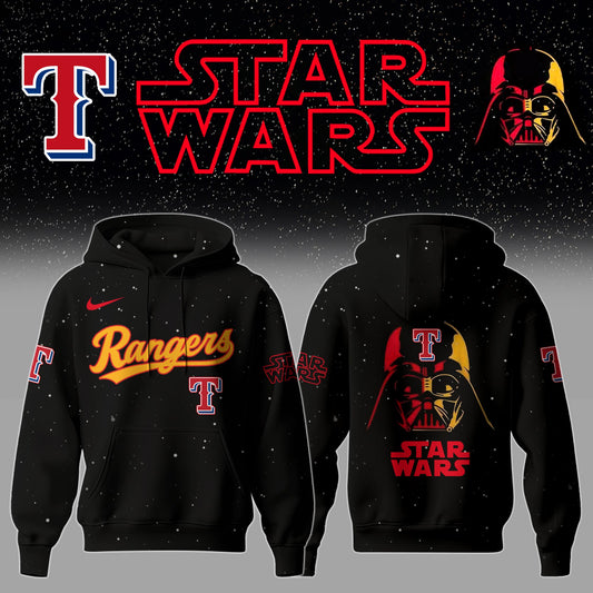 .Texas Rangers x Stars Wars Night Hoodie Editions Limited