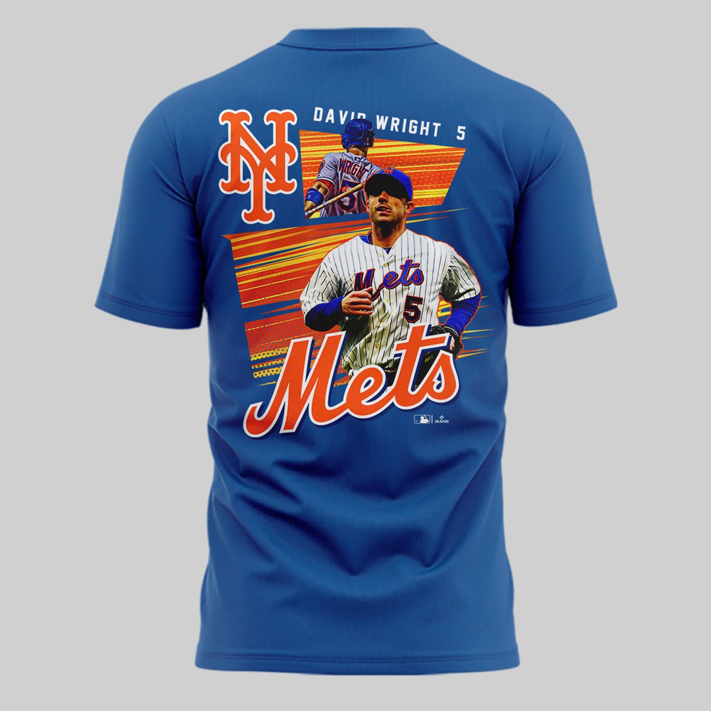 Special Mets Block Party David Wright T-Shirt Navy
