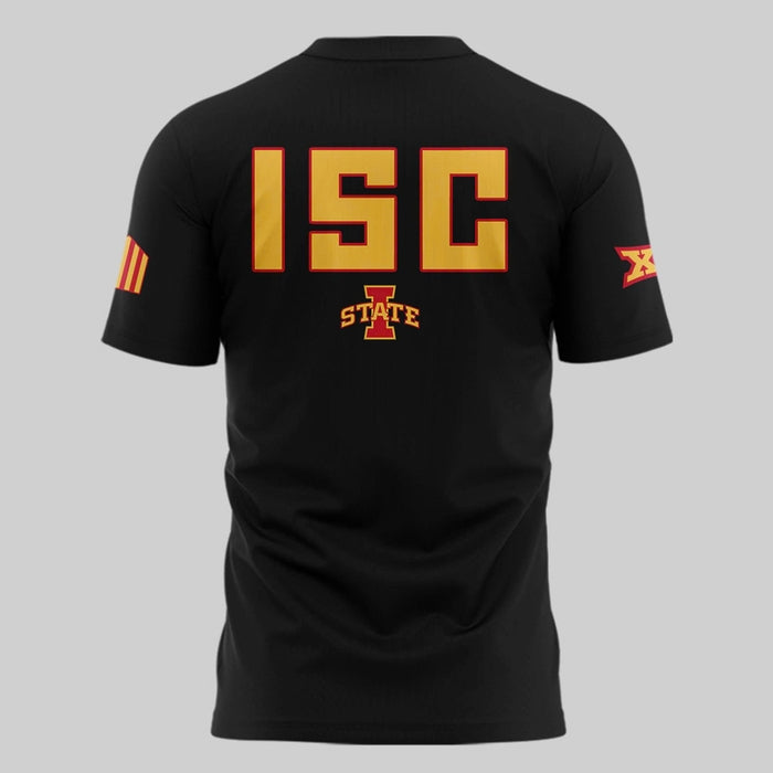 Special New 2025 ISC Logo Tshirt In Black