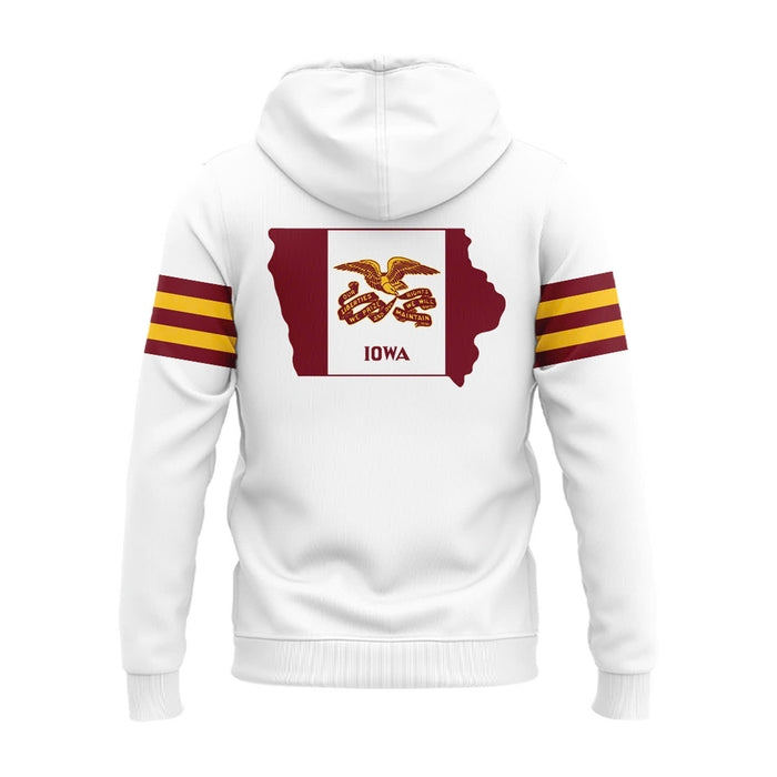 Special Edition Iowa State Uniform Hoodie - White