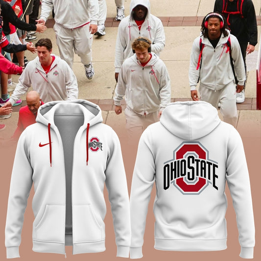 .Ohio State Football Zip Hoodie 2025