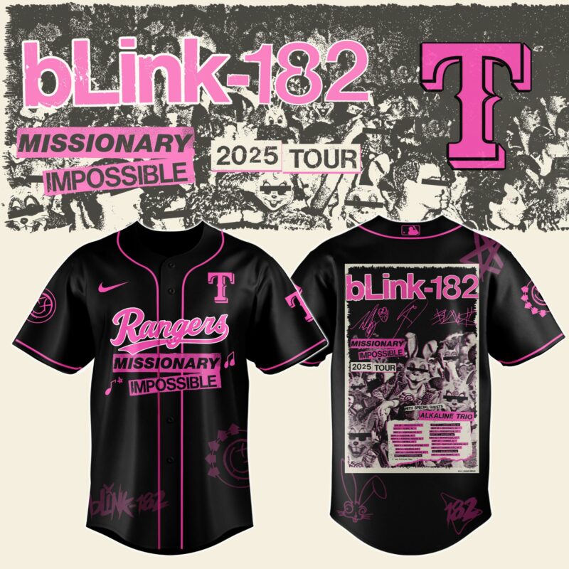 TEX x Blink-182 Missionary Impossible Tour 2025 Jersey