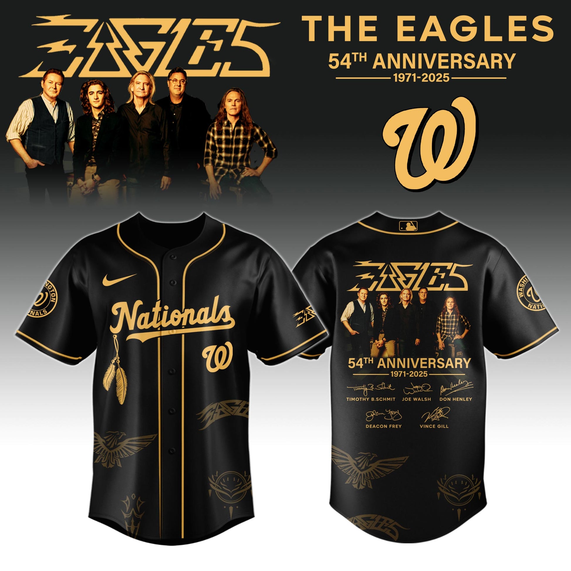 W  Nationals x Eagles Band Music Jersey 2025 Editions Limited + Selling Out Fast