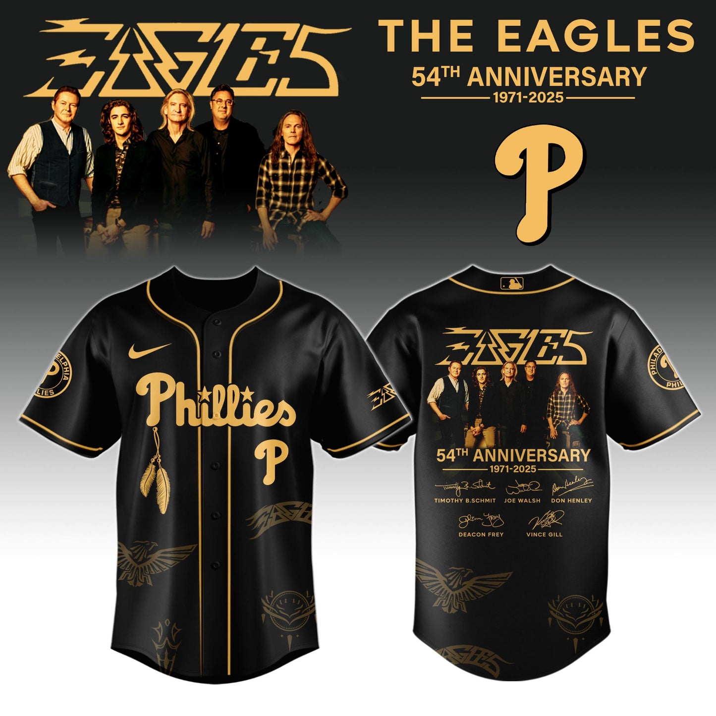 P Phillies x Eagles Band Music Jersey 2025 Editions Limited + Selling Out Fast