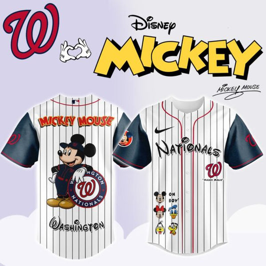 Washington Nationals x Mickey Mouse Game Night Special Edition Jersey