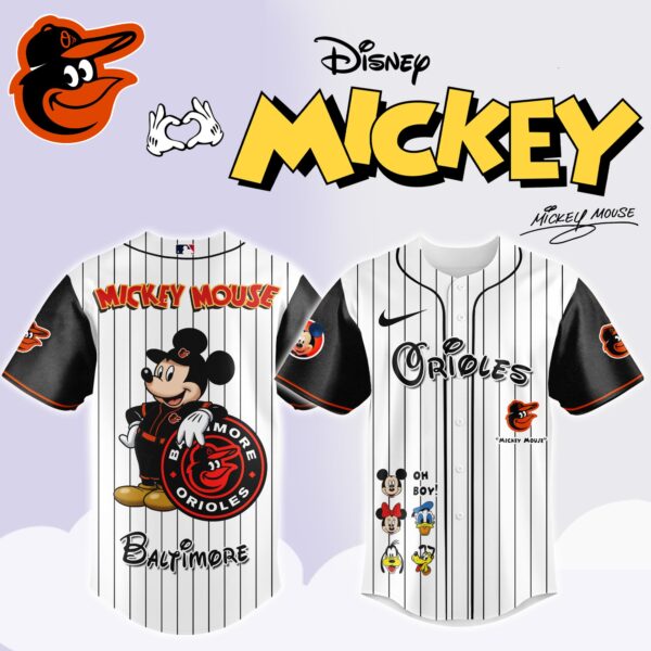 Baltimore Orioles x Mickey Mouse Game Night Special Edition Jersey
