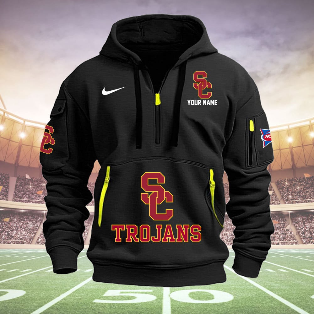 USC TrojansQuarter Zip Hoodie
