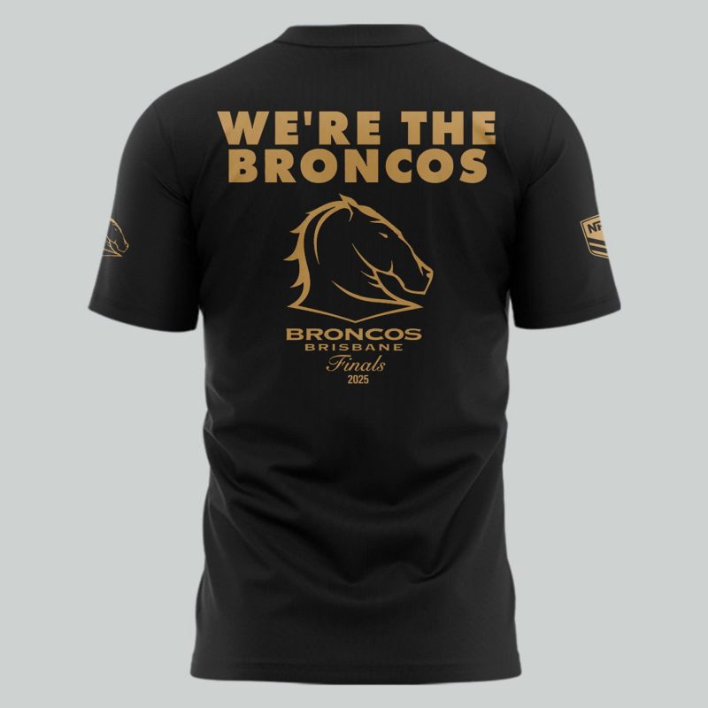 Brisbane BroncoNEVER BACK DOWN Limited Edition T Shirt