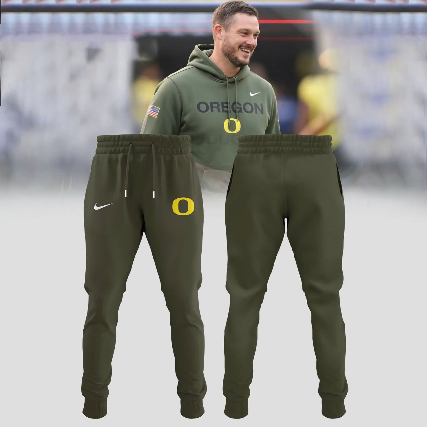 Oregon Ducks Military Appreciation 2025 Special Hoodie