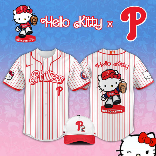 ,    Philadelphia Phillies MLB x Hello Kitty Night Jersey Editions Limited