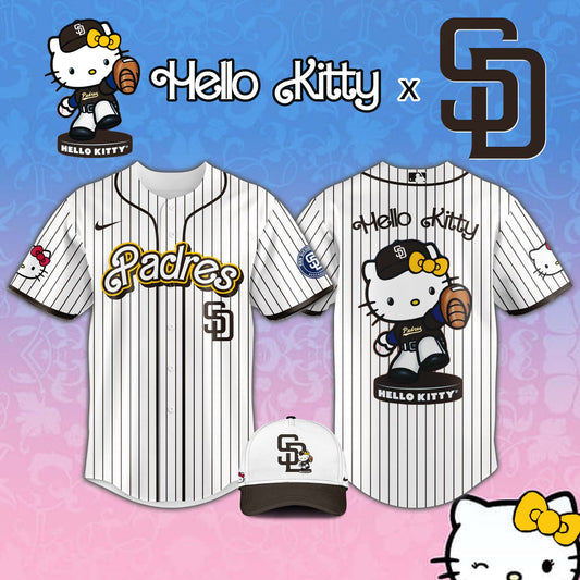 , San Diego Padres MLB x Hello Kitty Night Jersey Editions Limited
