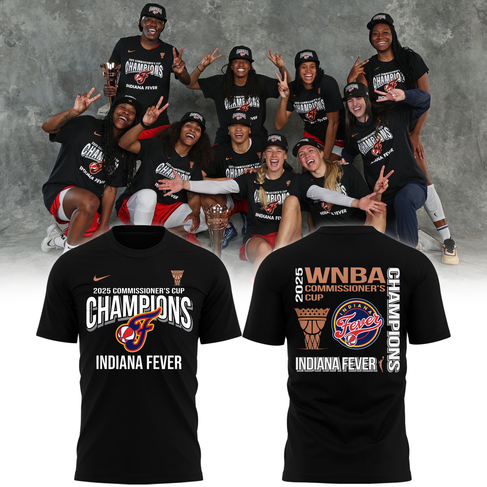 Special Edition 2025 WNBA Commissioners Cup Champions T-Shirt