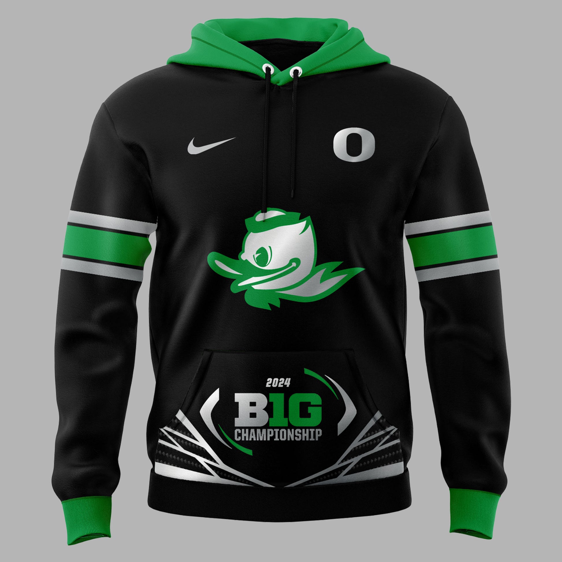 Oregon Ducks Football Big Ten Championship Game Hoodie 2024