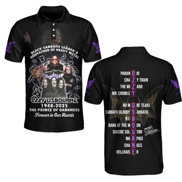 Premium OZOB 3D Polo Black