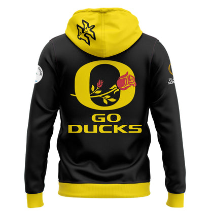 Oregon Ducks Rose Bowl Game 2024 Zip Hoodie
